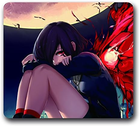 Anime Tokyo Ghoul Neoprene Non-Slip Mouse Pad,(10*9inch) Ken Kaneki