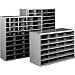 Equipto 41-12-GY Steel Literature Rack, 36" W x 24" H x 12" D, Smooth Office Gray