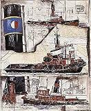 Produkt-Bild: Kunstdruck Poster: Ole West "Schlepperblatt" 50 x 60