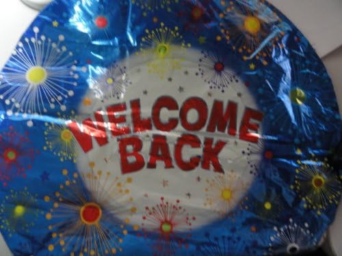 Fireworks "Welcome Back!" 18" Foil Balloons