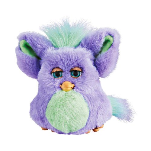 Childrens Toyshop  Toys : Funky Furby - Purple with Green Belly