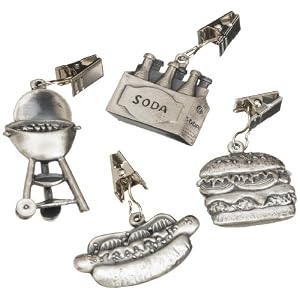 Bar-B-Q Pewter Tablecloth Weights 