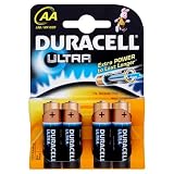 Duracell Ultra MN1500 Alkaline AA Batteries - 4-Pack