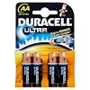 Duracell Ultra MX1500 Alkaline AA Batteries - 4-Pack