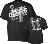 NHL Men's Boston Bruins 2011 Stanley Cup Champions Parade Tee Shirt (Black, Medium)