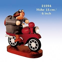 Christmas Smoker - Biker (8.3 inches)
