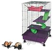 Super Pet My First Home Deluxe Multi-Level Pet Home with Casters