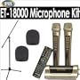 Magic Sing ET-18000 (ET-18000) Multiplex Karaoke Machine Microphone System 2009 Edition Bundle With Euro Boom Microphone Stand & 2 Microphone Windscreens