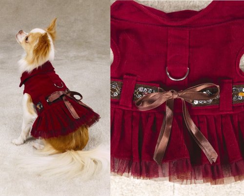 SMALL - Corduroy Western Dog Dress