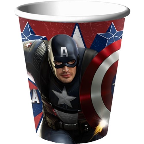  Captain America 9oz Hot/Cold Cups (8ct)