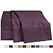Bed Sheet Bedding Set, Queen, Purple Eggplant, Elegant Checkerboard Design - 2000 Luxury Bedding Collection, Soft Microfiber Deep Pocket Sheet, Hypoallergenic, Bed Linen Set by Nestl Bedding