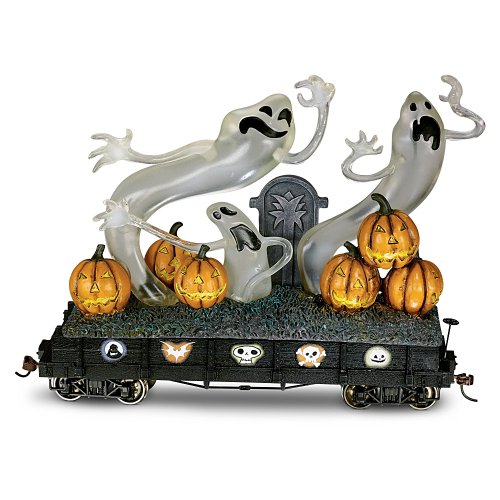 The Nightmare Before Christmas Train Car: Haunting Ghosts by Hawthorne Village