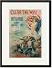 Black Framed/Matted Print 17x23, Clear the Way! Buy Bonds - Fourth Liberty Loan
