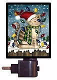 Christmas Night Light - All Tangled Up Cat