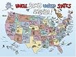 Springbok "Uncle Sam's USA" 60 Piece Juvenile Jigsaw Puzzle