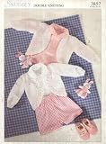 Sirdar Knitting Pattern 3857 : Baby/Toddler Bolero Cardigans (16-26in) (Sirdar Snuggly DK)