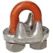 CM 490-M249 7/16" Cable and Wire Size, Galvanized Zinc Finish, Forged Steel Forged Wire Rope Clip, (Pack of 2)