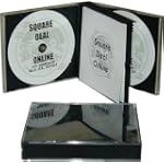 10 DOUBLE CD THICK / CHUBBY JEWEL CASES #CD2R24DG - Holds 2 CDs! 24mm Thick (Boxes, 2CD)