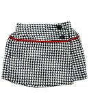 : Hartstrings Black Woven Short Skirt