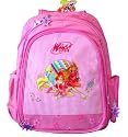 WINX CLUB MAXI GRAND CARTABLE SAC A DOS VELOURS ROSE NEUF