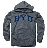 BYU Cougars Dark Heather Arch Hooded Sweatshirt