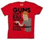 Ripple Junction Men's King Of The Hill Guns Dont Kill People Men's Tee,Red,XX-Large