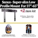 Sanus LL11-B1 Super-slim Low Profile Mount For Toshiba TV'S Extends Only A Half An Inch From The Wall 0.55" Inches For Pioneer KURO PDP-5020FD PRO-151FD 141FD PDP-6020FD KRP-500M + HDM1 Cables + Free Ship
