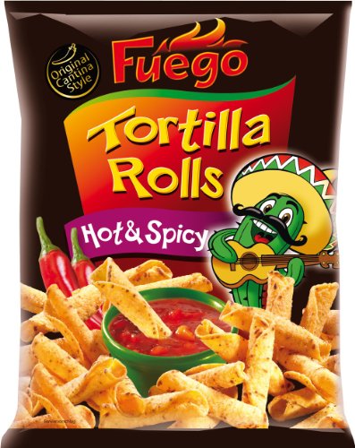 Fuego Tortilla Rolls Hot & Spicy, 4er Pack (4 x 125 g)