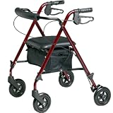Medline ROLLATOR FREEDOM BURGUNDY Red