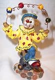 BOYDS BEAR CLOWN FIGURINE - GIZMOE...LIFE'S A JUGGLE