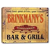 BRINKMANN’S World Famous Bar & Grill Stretched Canvas Print