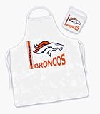 Denver Broncos Apron and Mitt Barbeque Tailgate Set