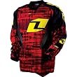 One Industries Radio Star Men's Carbon Motocross Motorcycle Jersey - Red/Yellow