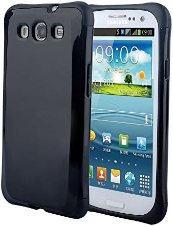S3 Case, Tekkmon Samsung Galaxy S3 Case Dual Layer Skin Cover for Samsung Galaxy S3 i9300, Black