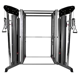 BodyCraft Jones Cable Crossover Attachment with Twin 200-Pound Weight Stacks