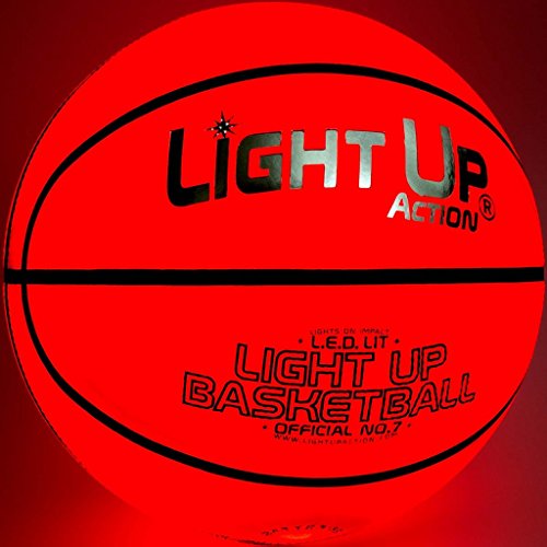 Light Up Action Light Up Basketball Silver Edition VALUE PACK