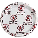 MLB Boston Red Sox Disposable Plastic Plates (12 Pack)