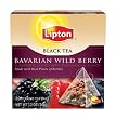 Lipton Black Tea, Bavarian Wild Berry, Premium Pyramid Tea Bags, 20-Count Boxes (Pack of 6)