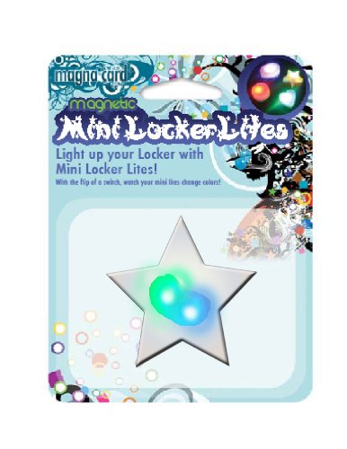 MagnaCard Magnetic Locker Lites, Assorted Shapes, Various Colors, 1 Per Pack (61238)