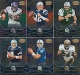 2008 Donruss Gridiron Gear Football Series 100 Card Complete Mint Basic Hand Collated Set. Loaded with Stars Including Brett Favre, Adrian Peterson, Eli Manning, Romo, Tomlinson, Young, Rivers, Roethlisberger, Palmer, Peyton Manning, Randy Moss, Tom Brady, Mcnabb, Reggie Bush, Urlacher and Many Others!