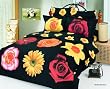 Poppies & Roses (Gelincik) Queen Size Bed Set by Le Vele