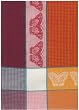 Waffle Weave 100% Cotton Butterfly Pink Dishtowel 18" X 28" Set / 6