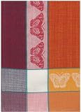 Waffle Weave 100% Cotton Butterfly Pink Dishtowel 18" X 28" Set / 6