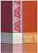 Waffle Weave 100% Cotton Butterfly Pink Dishtowel 18" X 28" Set / 6