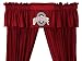 NCAA Ohio State University Buckeyes - 5pc Jersey Drapes Curtains and Valance Set