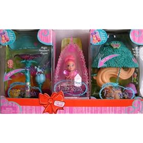 Click here to buy Barbie Fairytopia Gift Pack including Little Lands Magic Meadow Playset + Wildering Wood... by Barbie