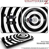 DJ Hero Skin Bullseye Black and White fits Nintendo Wii DJ Heros (DJ HERO N ....