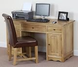 Cairo Solid Oak Compact Computer Desk