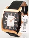 Fossil Men's Black Leather Strap Watch