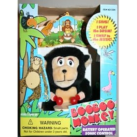 BooBoo Monkey by MegaToys. Sings, Drums, Sways to the Music! by BooBoo Monkey by MegaToys